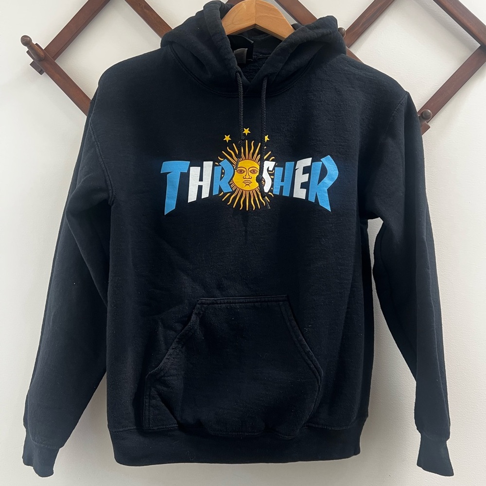 Thrasher Black Hoodie for Men